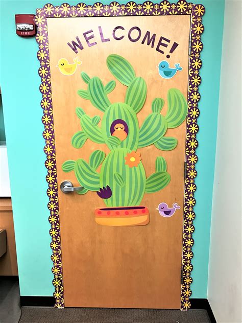 A Sharp Bunch Cactus Classroom Decor Class Room Door Decoration