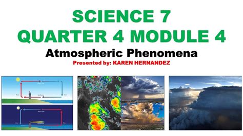 Science 7 Quarter 4 Module 4 Atmospheric Phenomena Youtube