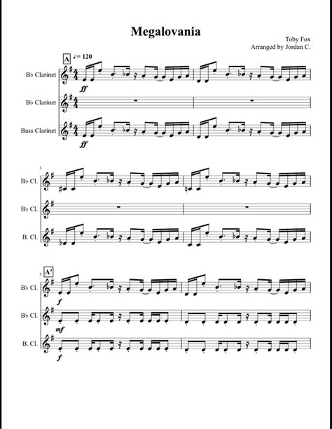 Can i print my music and make copies? Undertale - Megalovania (clarinet) sheet music for ...