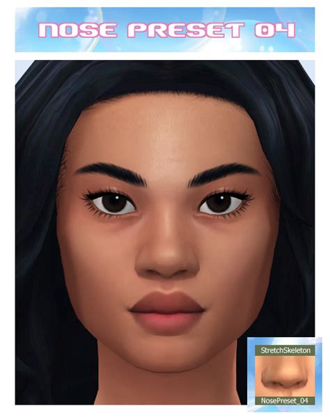 Black Sims Body Preset Cc Sims 4 3 Nose Presets For Your Female Sims