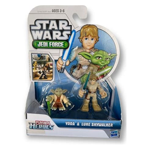 Playskool Toys Star Wars Jedi Force Playskool Heroes Yoda Luke