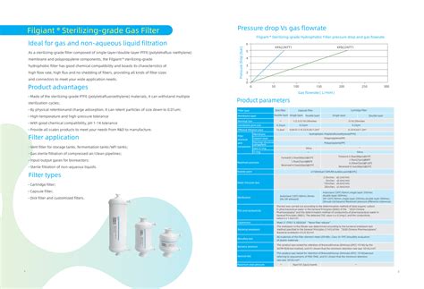 Filgiant Sterilizing Grade Gas Filter SAIPU Hangzhou Filtration