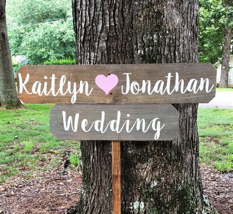 Personalized Wedding Sign Wedding Sign Wood Wooden Wedding