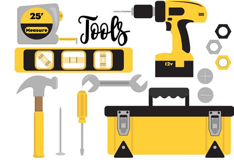 Tools Clip Art Set