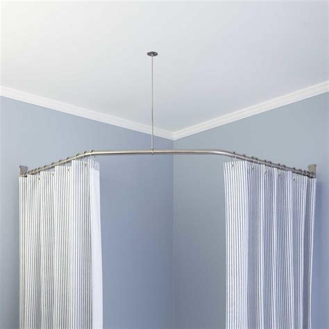 Shower Curtain Tracks From Ceiling