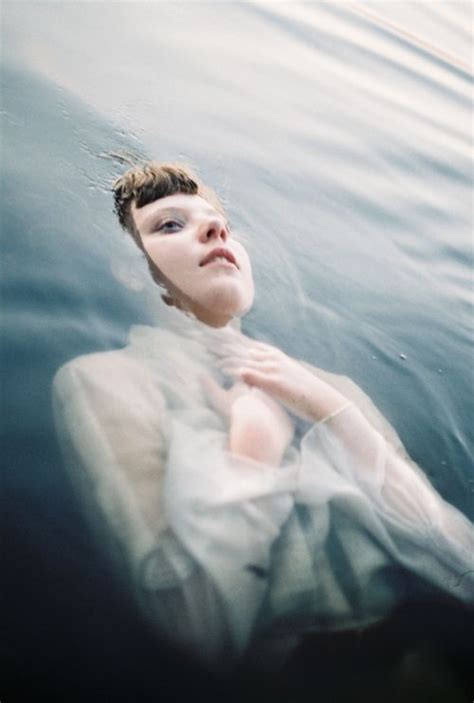 Lie Back Portrait Underwater Photography Water Shoot