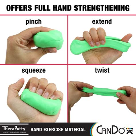 Cando Theraputty Standard Hand Exercise Putty For Rehabilitation