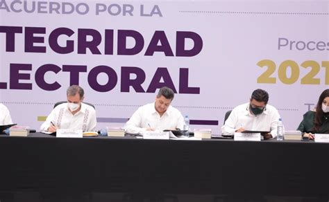 Elecciones Instituciones Y Partidos Pol Ticos Firman Pacto