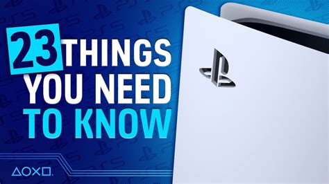 Ps5 23 Things You Need To Know About Playstation 5 Youtube