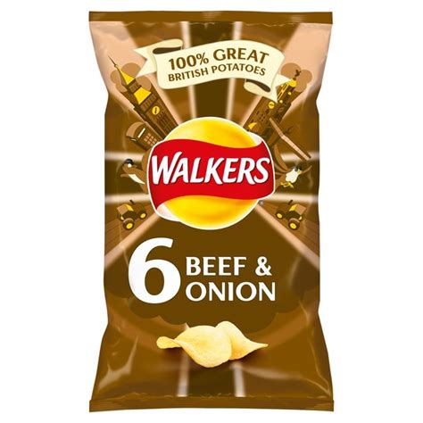 Morrisons Walkers Beef And Onion Crisps 150gproduct Information