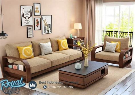 44+ desain rumah pojok minimalis 1 lantai yang lagi ngetrend. Kursi Sofa Jati Minimalis Jepara Brown Natural - Jual Sofa ...