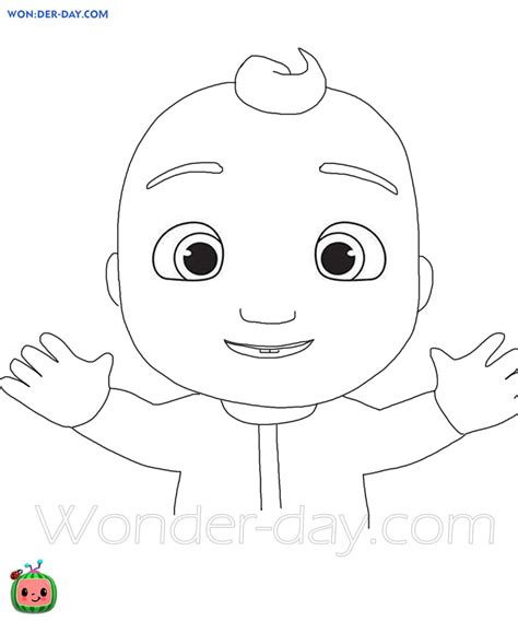 Cocomelon Coloring Pages Cody