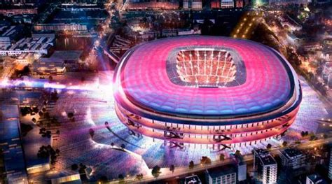 El Fc Barcelona Presentó La Maqueta Del Nuevo Estadio Camp Nou El