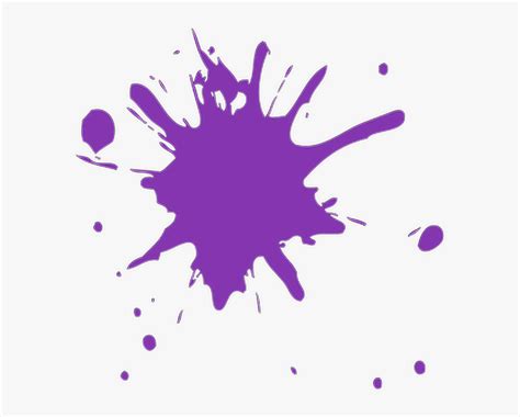 Transparent Purple Paint Splatter Png Purple Paint Splatter