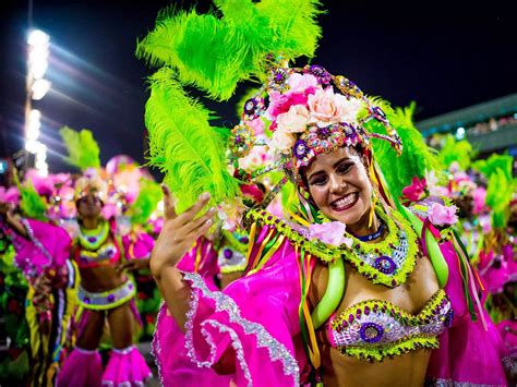 rio de janeiro brazil hosts the biggest carnival in the world with stunning costumes and