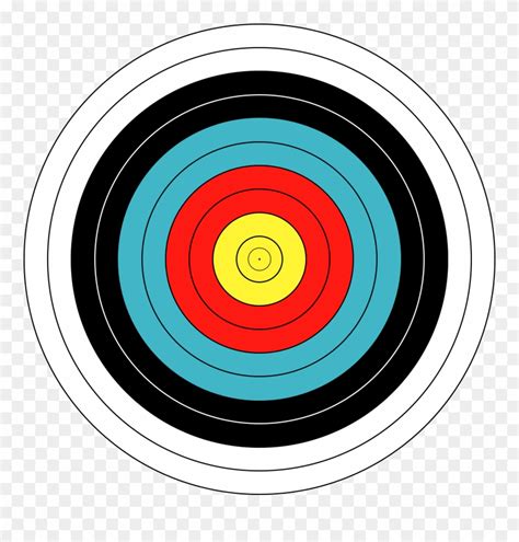 Download Archery Bullseye Cliparts Archery Target Png Transparent Png