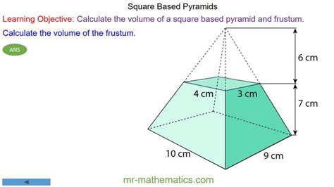 Calculating The Volume Of A Pyramid Mr Pyramids