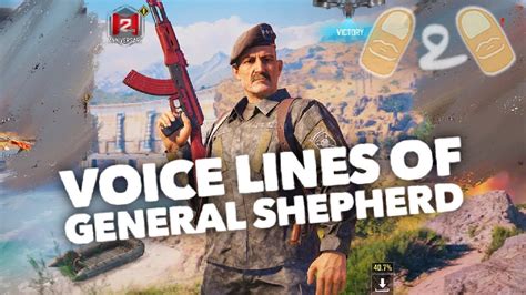 Call Of Duty Codm Cod Mobile Voice Lines Of General Shepherd Battle