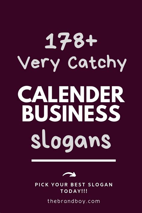 Best Calendar Business Slogans And Taglines Thebrandboy My XXX