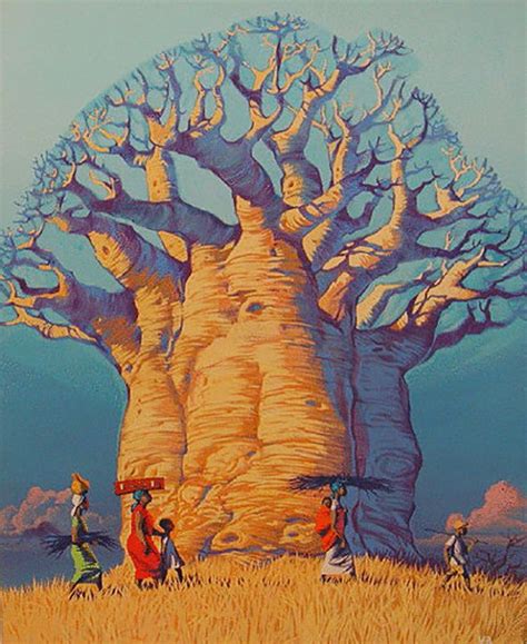 Angus Mcbride The Boabab Tree Tree Illustration Illustrations