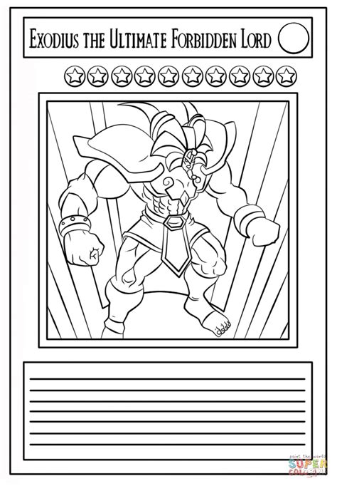 Yu Gi Oh Coloring Pages Mai Educative Printable
