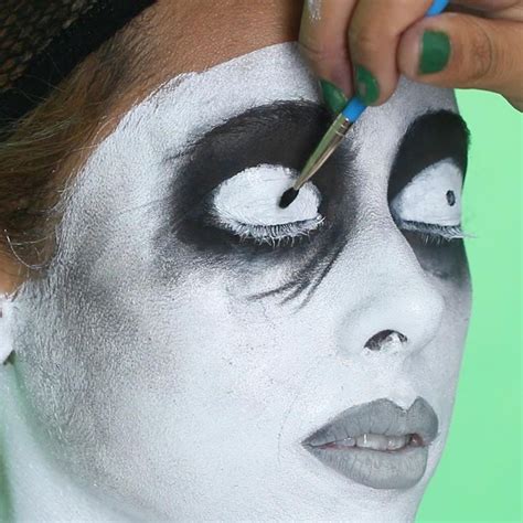 1 Woman 3 Tim Burton Characters Video Halloween Makeup Easy