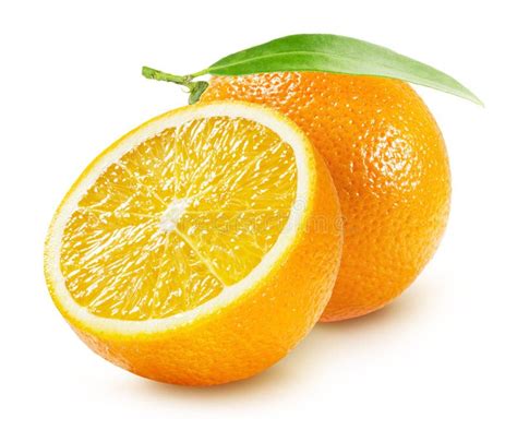 Oranges Isolated On The White Background Stock Photo Image Of