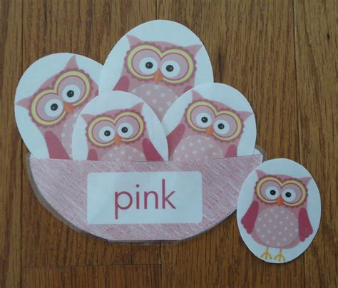 Owl Color Match Great For Color Identification And Exploring Early