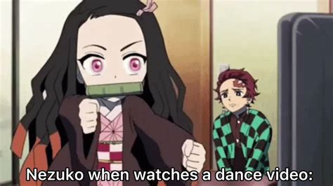 Nezuko Watching A Dance Video Be Like Demon Slayer By Millie