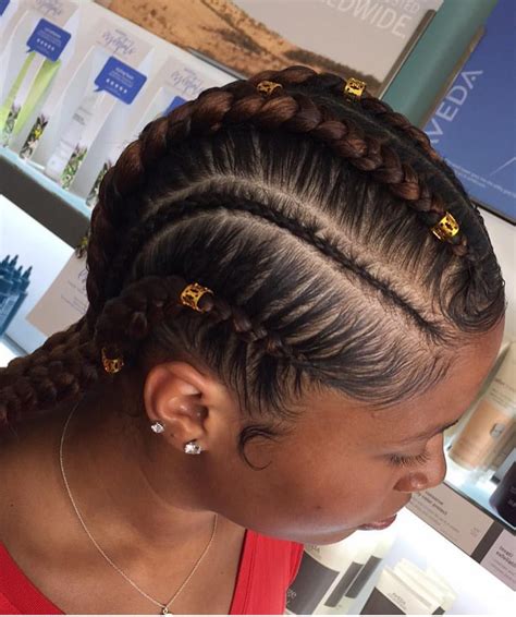 Cornrow Braids With Bling Braids And Extensions Braids And Bling By