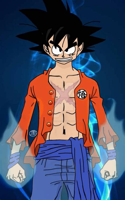 Gokuluffy Fusion Dragonball X One Piece By Alistermichaels On Deviantart