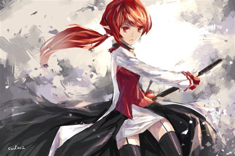 Wallpaper Illustration Anime Katana Dungeon And Fighter Girl