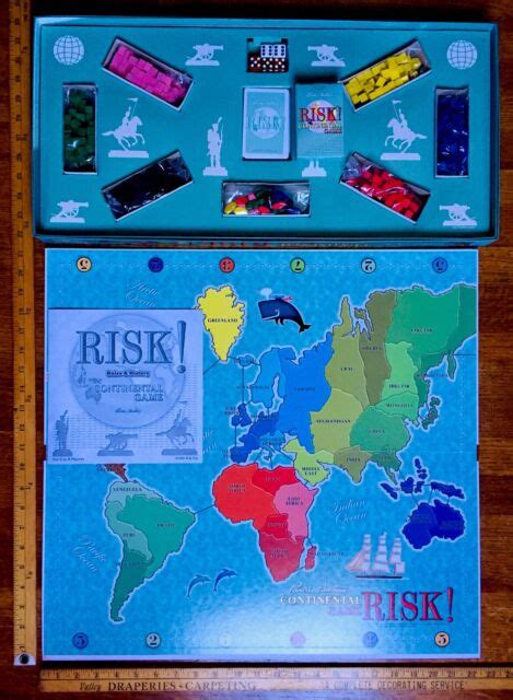 Risk Classic Board Game Global Domination 1959 Repro Parker Bros