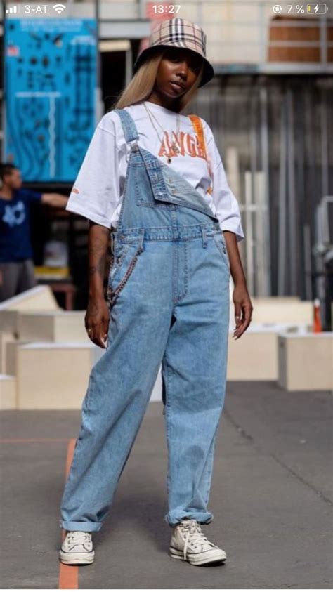 Spring Outfit Ideas Casual Denim Overall Outfit Idea Dungaree