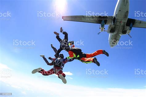 Skydiving Photo Stock Photo Download Image Now Skydiving Airplane