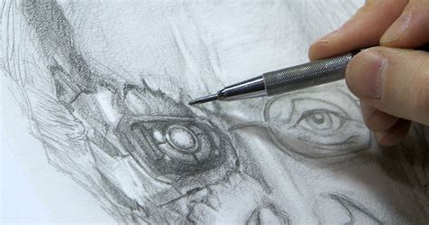 Portrait Illustration Part 1 Pencil Drawing Techniques Stan Winston