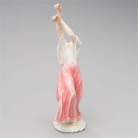 A Porcelain Figurine Dancer Porzellanfabrik Karl Ens Volkstedt