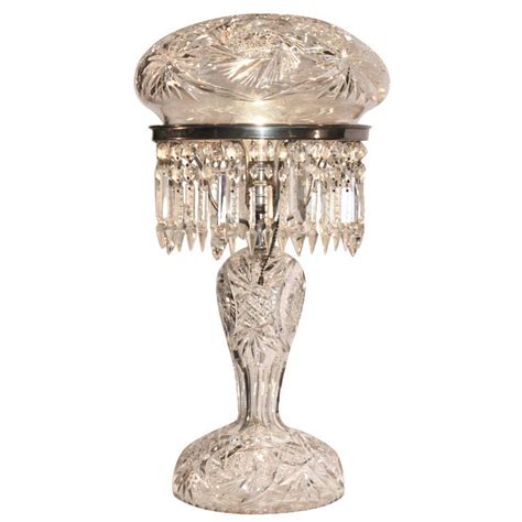 Brilliant Cut Crystal Table Lamp At 1stdibs