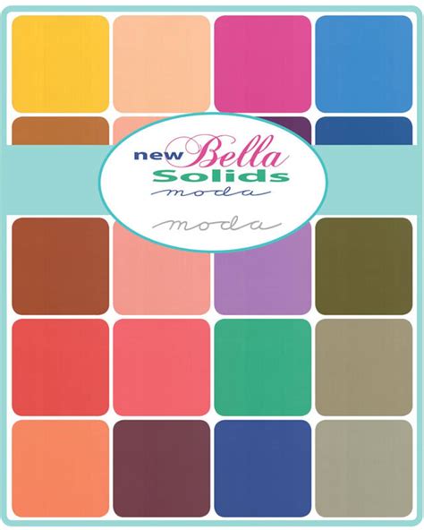 Moda Bella Solids Quilt Fabric Fat Quarter Bundle Abvc Etsy