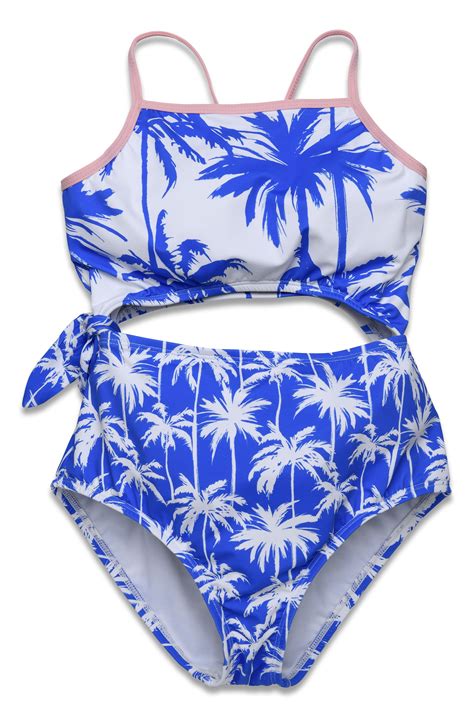 Kids Miami Cutout One Piece Swimsuit Nordstrom In 2021 Kids