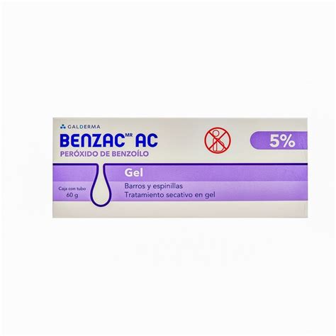 Benzac Gel Peróxido Benzoilo 5 Elimina Acné Puntos Negros Farmacias Bs