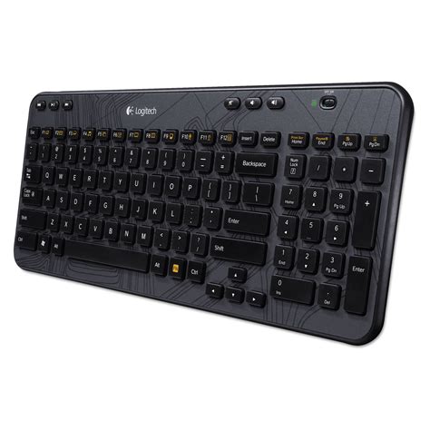 Logitech K360 Wireless Keyboard For Windows Black Steve Green
