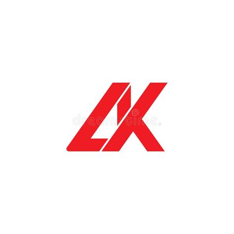 Initial Letter Ak Logo Or Ka Logo Vector Design Template Stock Vector