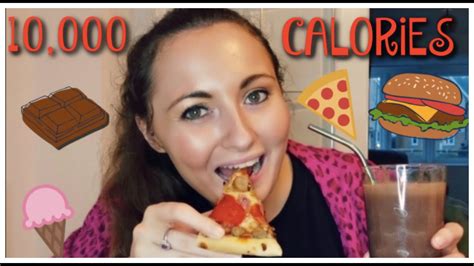 Calorie Challenge Girl Vs Food Ultimate Cheat Day Youtube