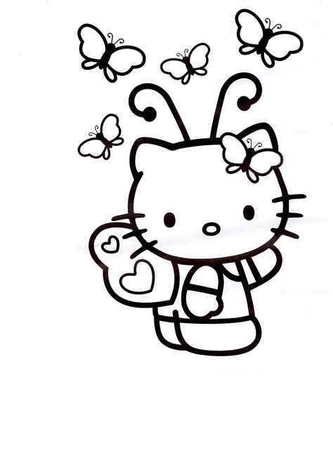 Print Hello Kitty Coloring Pages Thiva Hellas