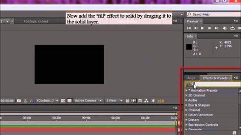 How do i change the background color in adobe? After Effects Tutorial - How to change the solid's color ...