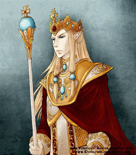 Collab Elven King By Nihilazari Elven King Art Art