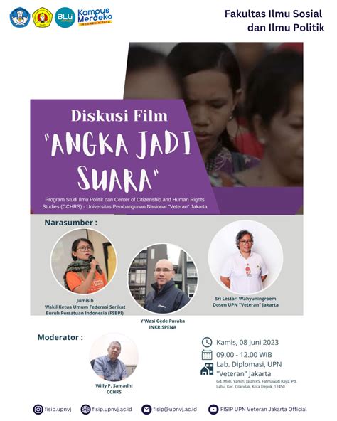 Diskusi Film Angka Jadi Suara Fakultas Ilmu Sosial And Ilmu Politik