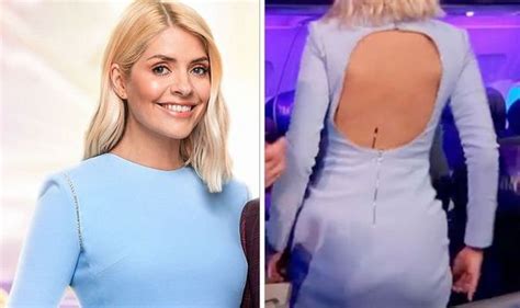 Take Offs Holly Willoughby Leaves Fans Speechless As She Showcases Curvy Bum Celebrity News