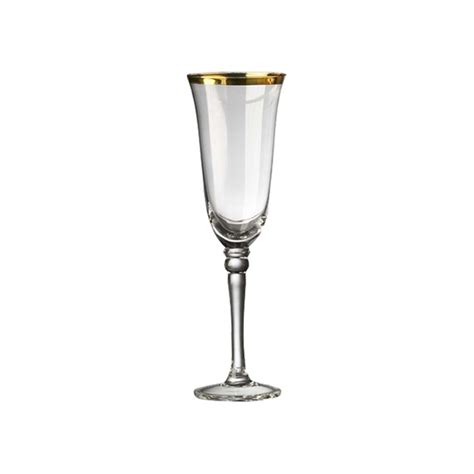 Bella Gold Champagne Flute 6oz Event Rental Group